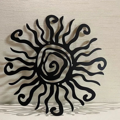 Wacky Sun Metal Wall Decal | Home Decor by HomeDecorDecals.