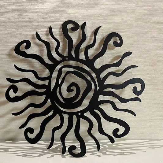 Wacky Sun Metal Wall Decal | Home Decor by HomeDecorDecals.