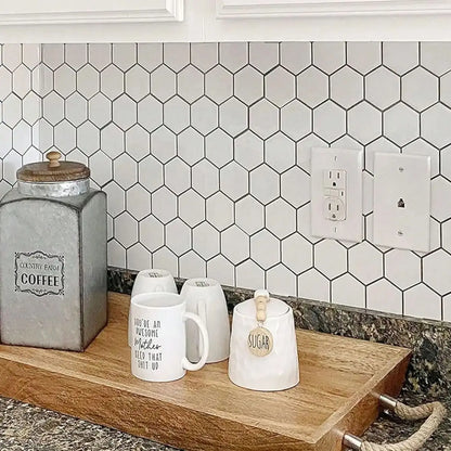 Large Hexagonal Wall Tiles | Home Decor by HomeDecorDecals.