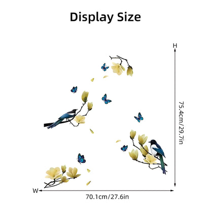 View Bird Wall Stickers Windows Wall Art Decoration for Bedroom Gift Wallpaper Home Decore Living Room DIY Kids Room-HomeDecorDecals_com