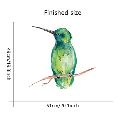 Hand-painted style Birds Wall Stickers Parrot Decal for Kids Nursery Bedroom Living Room Decor Art Removable Murals Wall Posters-HomeDecorDecals_com
