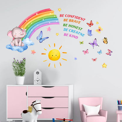 Creative cartoon Wall Stickers Home Wall Decor detachable Self-adhesive Kids Room Decoration Bedroom Background Wall Stickers-HomeDecorDecals_com
