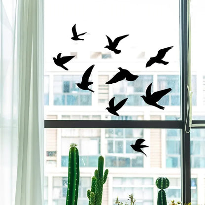 Black Flying Bird Wall Decal | Home Decor removable peel and stick wall decal by HomeDecorDecals.