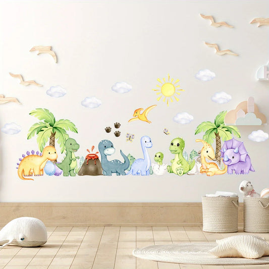 Cute Dinosaur Wall Sticker PVC Kids Room Decor-HomeDecorDecals_com