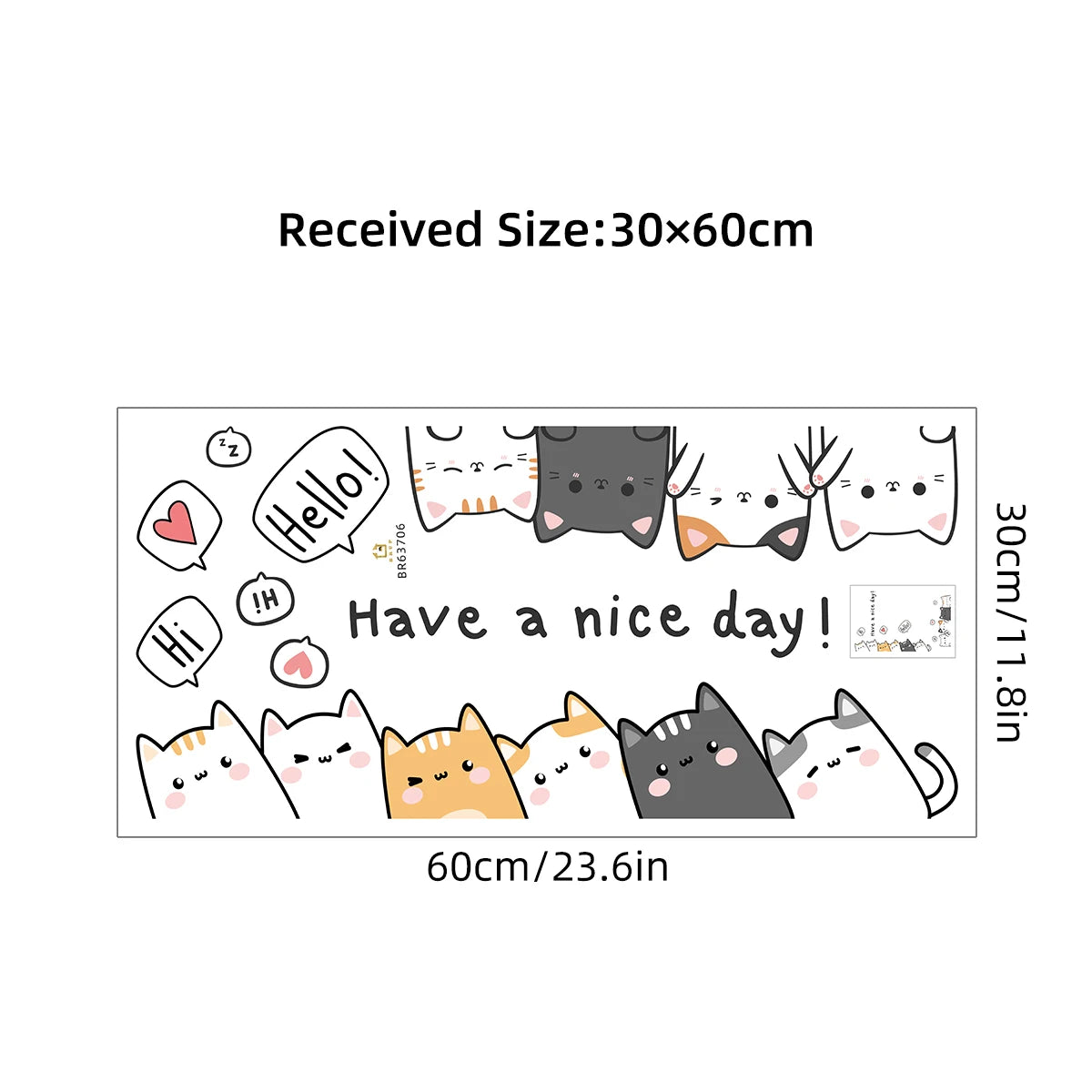 1Pc Cartoon Animals Baby Room Wall Stickers for Front Door Sheet Kids Room Children's Bedroom Wall Decals Home Decoration-HomeDecorDecals_com