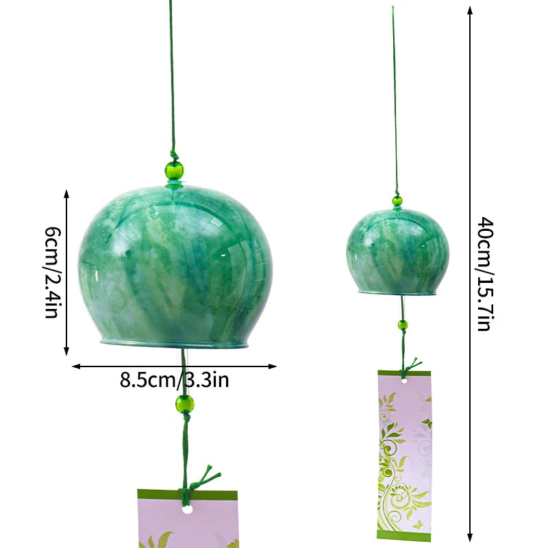 Stained Glass Wind Chimes Small Golden Fish Wind Chimes Can DIY Hand-painted Outdoor Hanging Ornaments Birthday Gift Crafts-HomeDecorDecals_com