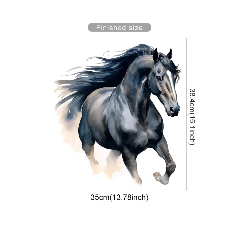 Detailed look at Running Horse Wall Decal | Home Decor by HomeDecorDecals.