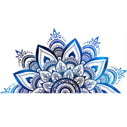 Mandala Lotus Flower Datura Zen Wall Decal | Home Decor design details by HomeDecorDecals.