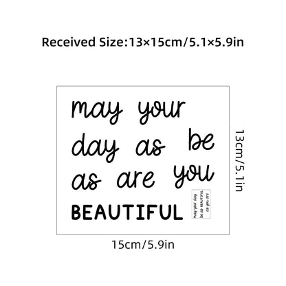 Additional view of Inspirational Quote Mirror Decal | Home Decor by HomeDecorDecals.