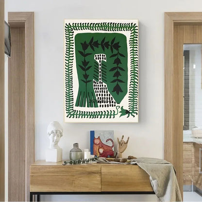 Ancient Egypt Abstract Anime Poster No Framed Kraft Club Bar Paper Vintage Poster Wall Art Painting Bedroom Study Stickers-HomeDecorDecals_com