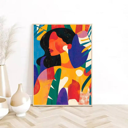 Canvas Painting Boho Abstract Poster HD sticky wall waterproof home living room bedroom Dorm bar aesthetic decoration-HomeDecorDecals_com