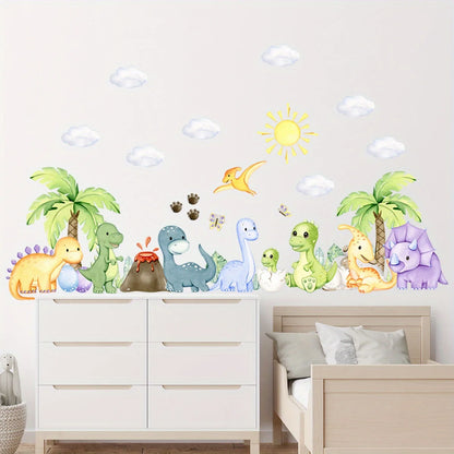 Cute Dinosaur Wall Sticker PVC Kids Room Decor-HomeDecorDecals_com