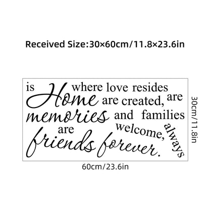 Additional view of Encouraging Text Wall Decal | Home Decor by HomeDecorDecals.