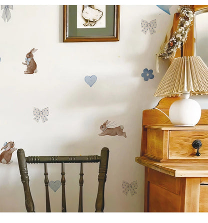 Liberty Bunny Wall Decal | Home Decor design details by HomeDecorDecals.