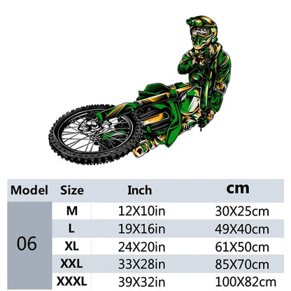 Motocross Dirt Bike Wall Decal Boys Bedroom Playroom Home Decoration Motorbike Extreme Sport Art Window Sticker Mural-HomeDecorDecals_com