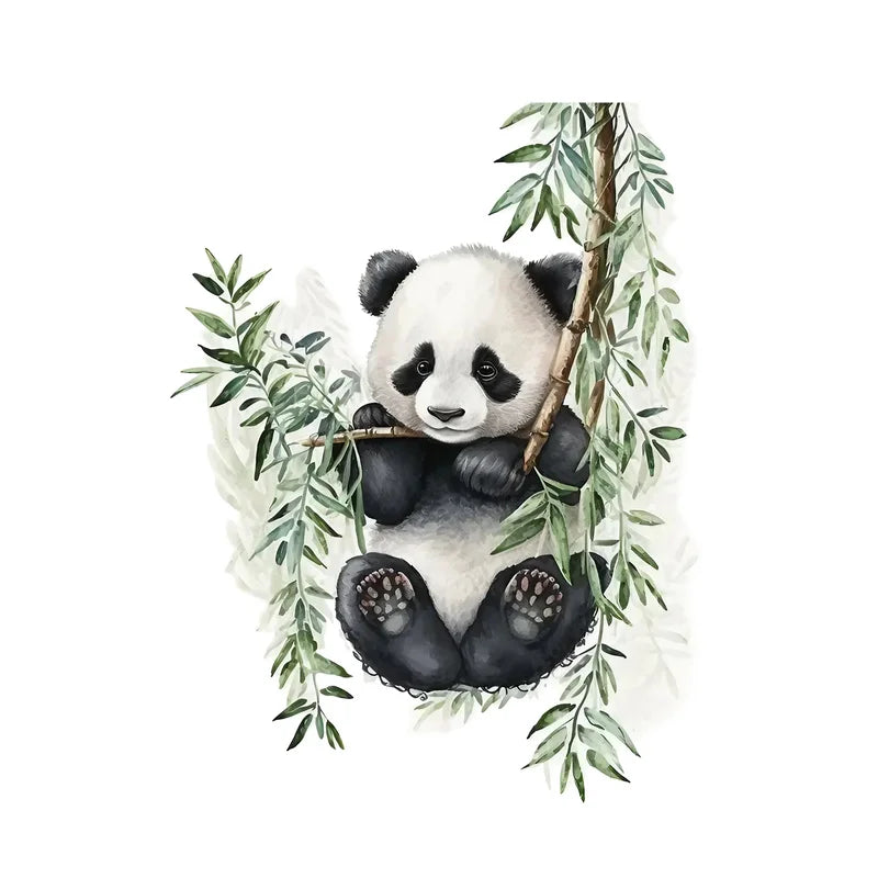 Panda Tree Branch Wall Sticker PVC Home Decor-HomeDecorDecals_com