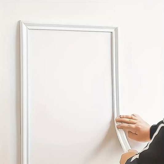 1 Roll of Elegant Self-Adhesive PVC Decorative Strips - Flexible and Bendable for Walls, Floors and Cabinets, 3.3 Foot Long, Eur-HomeDecorDecals_com