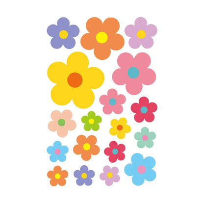 Additional view of Colourful Flowers Wall Sticker | Kids Room Decor by HomeDecorDecals.