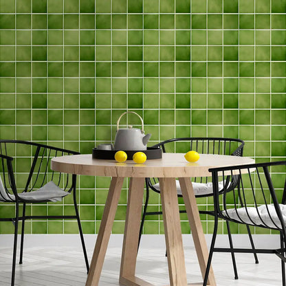 Waterproof 3D Matte Tile Vinyl Wall Decal | Room Decor displayed in room decor by HomeDecorDecals.