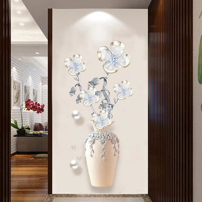 Elegant Four-Leaf Clover Wall Decal | Home Decor design details by HomeDecorDecals.