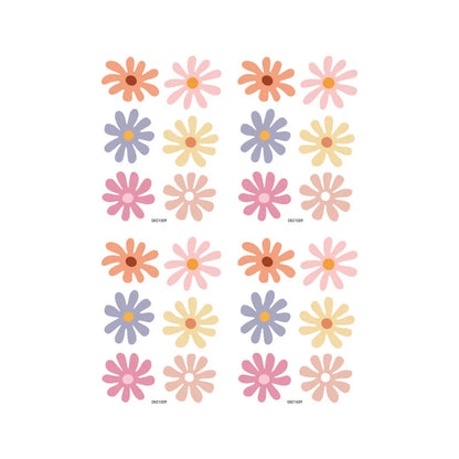 Additional view of Daisy Floral Interior Wall Decal | Home Decor by HomeDecorDecals.