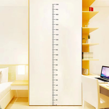 1PC Height Sticker 0-200cm Sticker, Living Room Bedroom, Middle School Student Dormitory Wall Waterproof Self-adhesive Height Pa-HomeDecorDecals_com