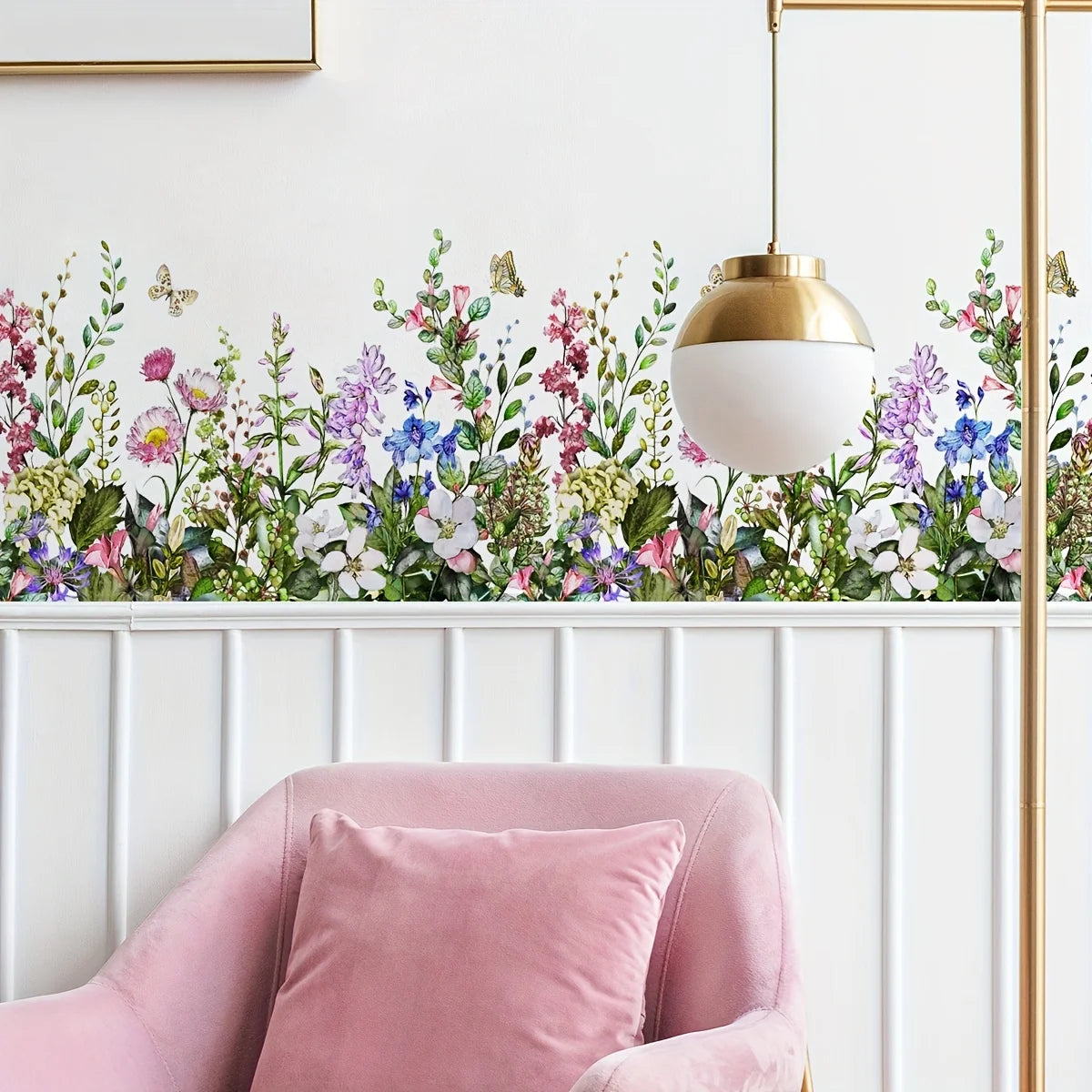 Floral and Botanical Wall Decal | Home Decor removable peel and stick wall decal by HomeDecorDecals.