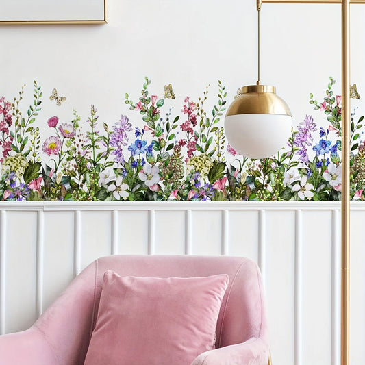 Floral and Botanical Wall Decal | Home Decor removable peel and stick wall decal by HomeDecorDecals.