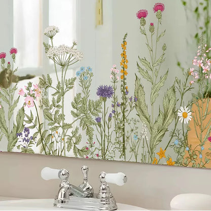 Wild Flowers Peel and Stick Wall Decal | Home Decor by HomeDecorDecals.