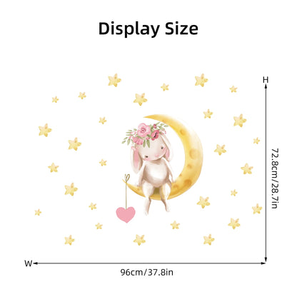 Cartoon Pink Elephant Wall Decal-HomeDecorDecals_com