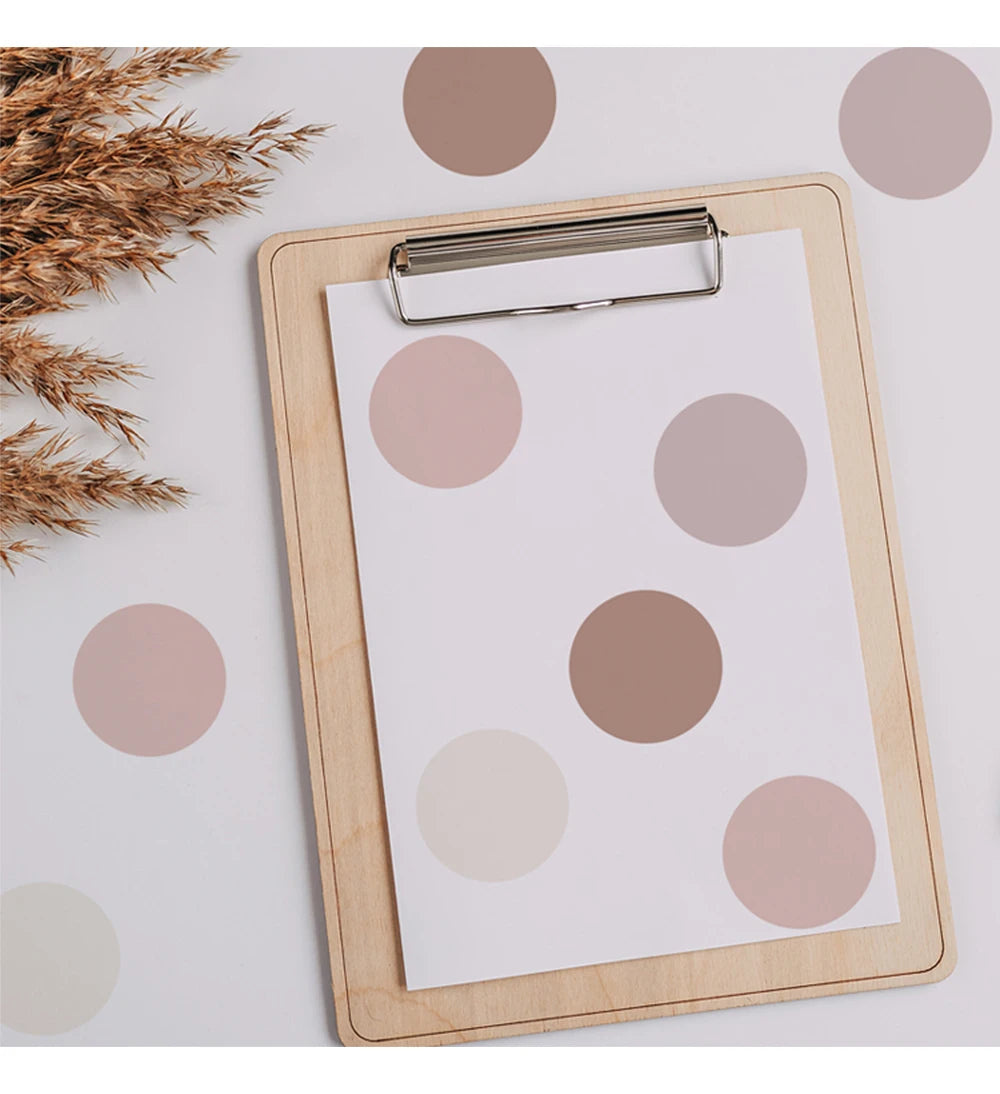 Boho Polka Dots Wall Decal | Home Decor decorative wall feature by HomeDecorDecals.