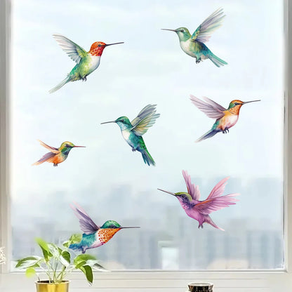 Cartoon Cute Animals Birds Wall Windows Sticker Kids Room Decoration Baby Room for Bedroom Home Decor Living Room Wall Decals-HomeDecorDecals_com