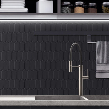 Alternative angle of Large Hexagonal Wall Tiles | Home Decor by HomeDecorDecals.