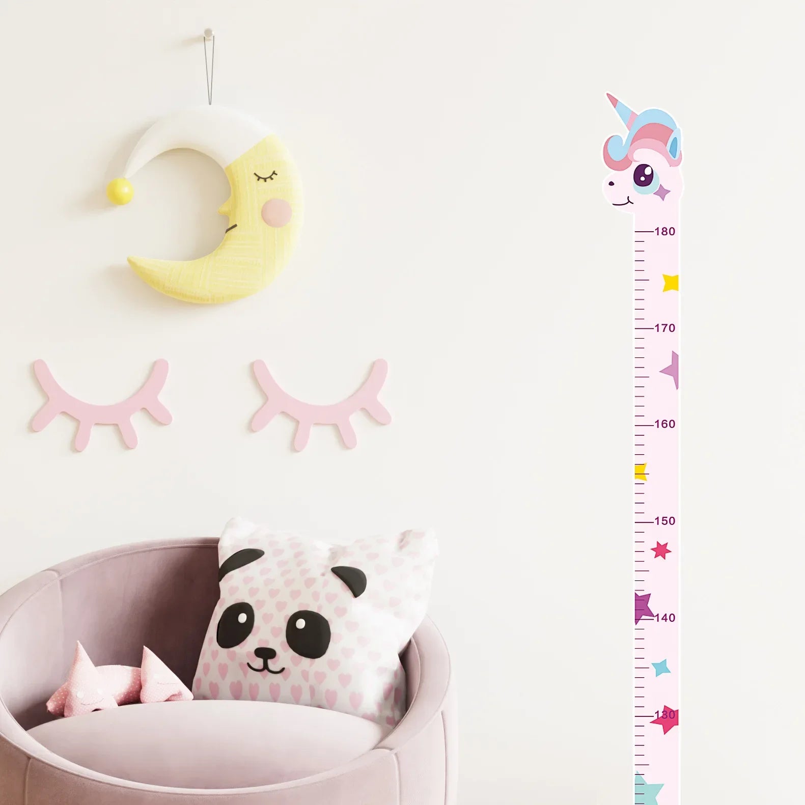 Whimsical Animal Growth Chart Wall Decals for Kids-HomeDecorDecals_com