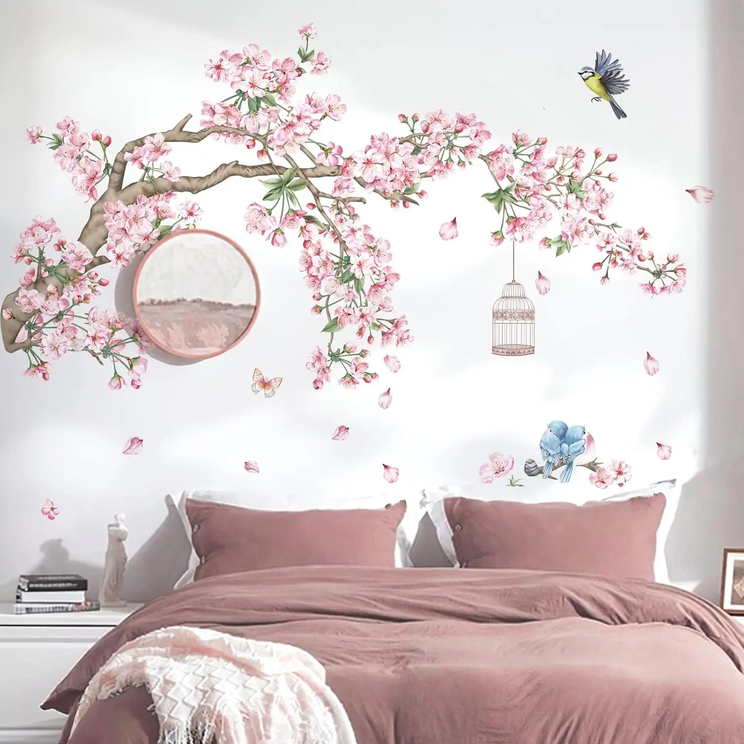 Cherry Blossom Tree Branch Wall Decal | Home Decor by HomeDecorDecals.