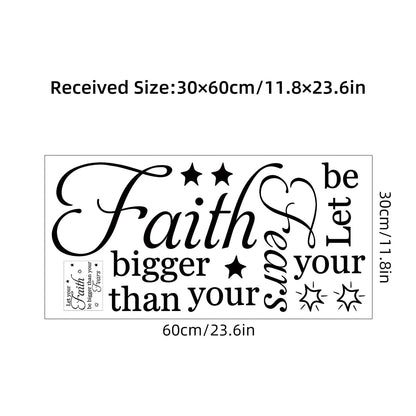 Additional view of Inspirational Quotes Star Wall Decal | Home Decor by HomeDecorDecals.