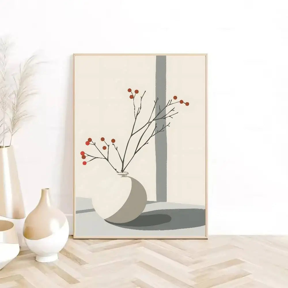 Canvas Painting Boho Abstract Poster HD sticky wall waterproof home living room bedroom Dorm bar aesthetic decoration-HomeDecorDecals_com