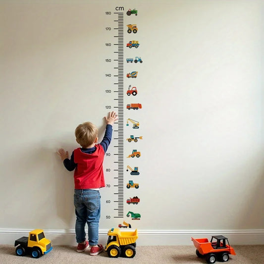 Boy Room Growth Chart Wall Decal | Kids Room Decor growth chart wall decal by HomeDecorDecals.