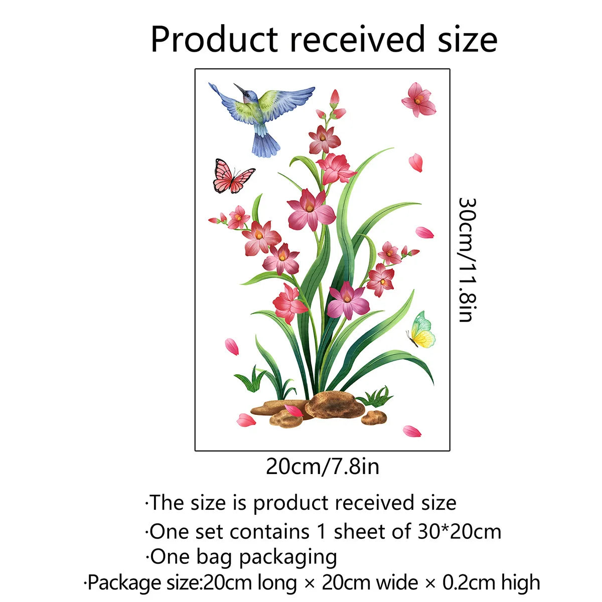 Plant Leaves Wall Sticker Toilet Sticker WC Self Adhesive Mural Beautify Flower Home Decoration Decals Refrigerator sticker-HomeDecorDecals_com