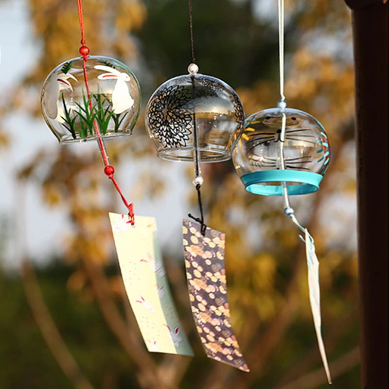 Stained Glass Wind Chimes Small Golden Fish Wind Chimes Can DIY Hand-painted Outdoor Hanging Ornaments Birthday Gift Crafts-HomeDecorDecals_com