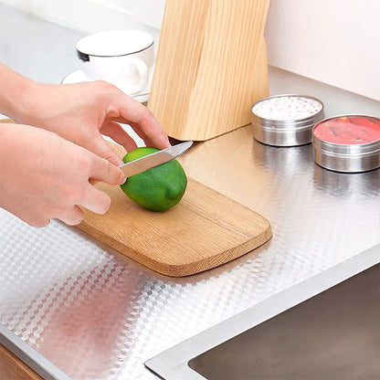 5/2/1M Modern Kitchen Oil-proof Self Adhesives Stickers High-temperature Aluminum Foil Gas Stove Cabinet Contact Sticke-HomeDecorDecals_com