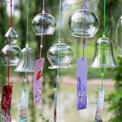Stained Glass Wind Chimes Small Golden Fish Wind Chimes Can DIY Hand-painted Outdoor Hanging Ornaments Birthday Gift Crafts-HomeDecorDecals_com