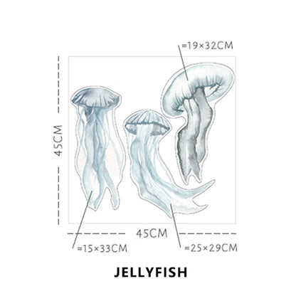 Underwater Sea Animals World Wall Decal | Home Decor displayed in room decor by HomeDecorDecals.