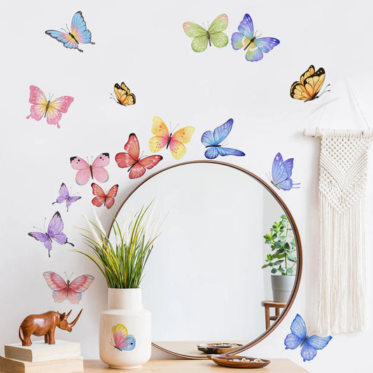 Watercolour Butterfly Wall Sticker | Home Decor by HomeDecorDecals.