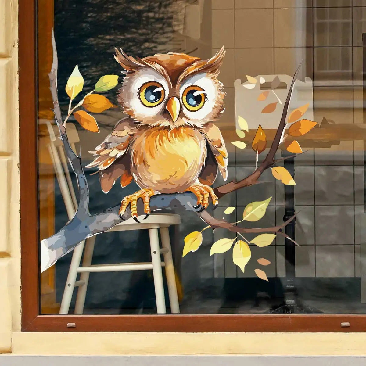 Cartoon Owl Wall Decal | Home Decor by HomeDecorDecals.