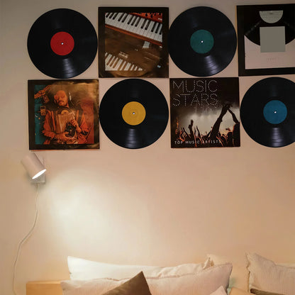 8Pcs Vinyl Record Wall Stickers Retro Decor Decals Artistic Home Cafe Bar Decoration Aesthetic records sticker-HomeDecorDecals_com