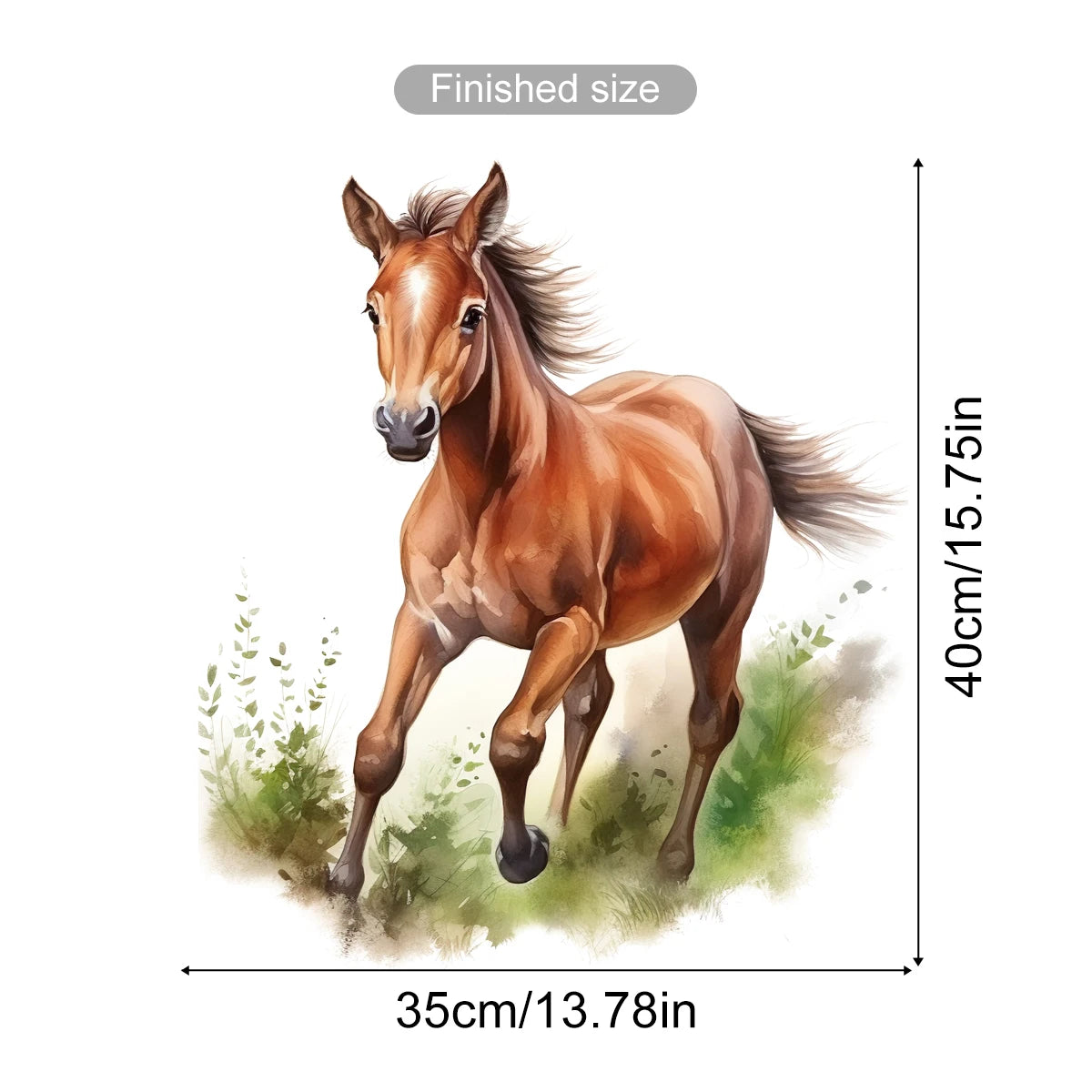 Running Horse Wall Decal | Home Decor decorative wall feature by HomeDecorDecals.