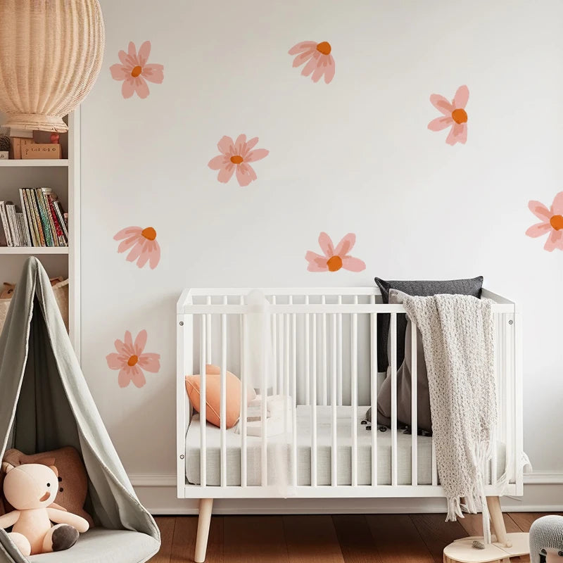Pink Sakura Flowers Wall Decal | Home Decor decorative wall feature by HomeDecorDecals.