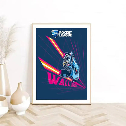 game R-Rocket L-League Poster Self-adhesive Art Waterproof Paper Sticker Coffee House Bar Dorm Room Wall Decor-HomeDecorDecals_com