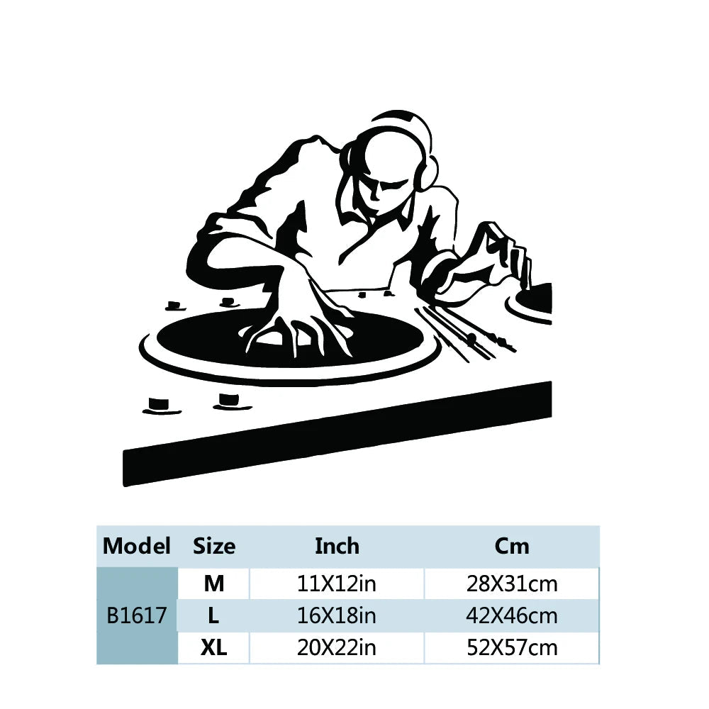 DJ Wall Decal | Gaming Room Decor by HomeDecorDecals.
